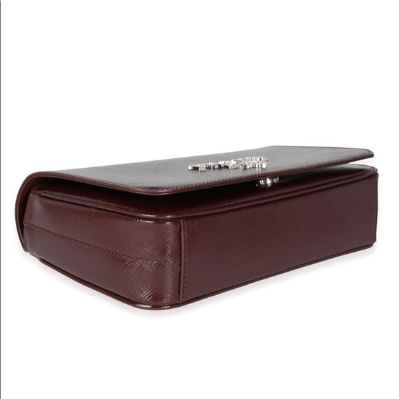 PRADA pattina in pelle saffiano vernice bag - Picture 2 of 8